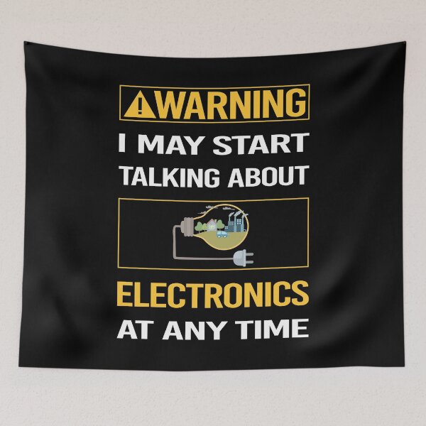 Item preview, Funny Warning Electronics designed and sold by ArydeaNoriega.