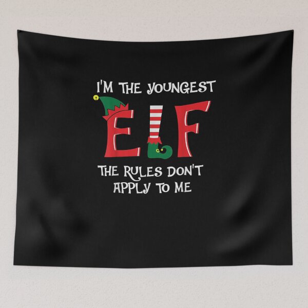 Item preview, I'm The Youngest Elf Family Matching Funny Christmas T-Shirt designed and sold by shop   luisant.