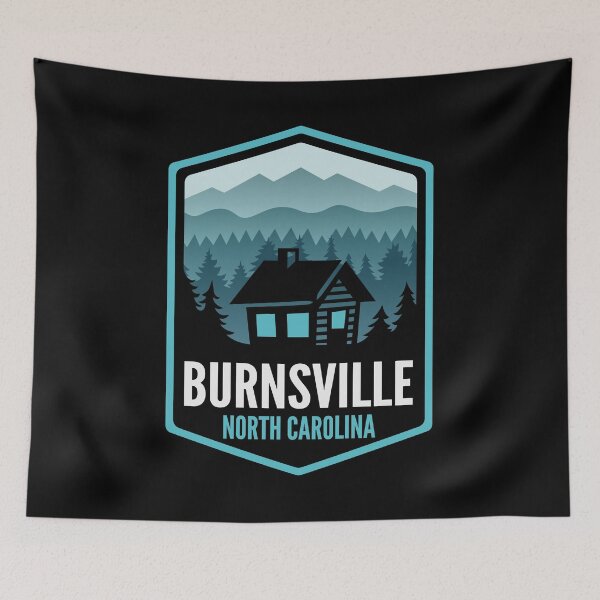 Item preview, Burnsville North Carolina Mountain Town Cabin designed and sold by HalpinDesign.