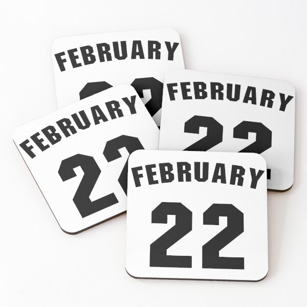 Item preview, Date of birth  22 February birthday gift sport design designed and sold by Panya-Design.