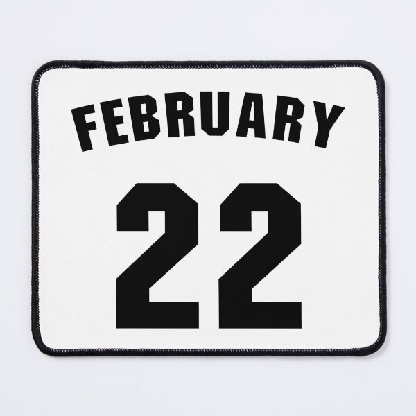 Item preview, Date of birth 22 February birthday gift sport design designed and sold by Panya-Design.