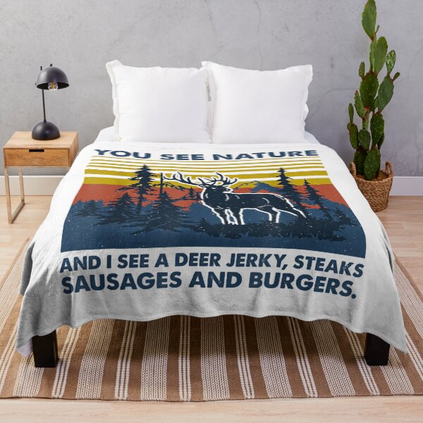 Item preview, You see nature and I see a deer jerky steaks sausages and burgers designed and sold by richardmatthew.