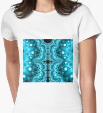 Fractastic (blue) Women's Fitted T-Shirt