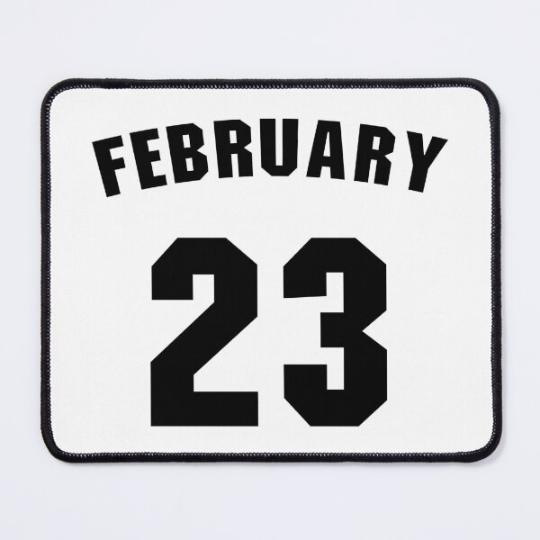 Item preview, Date of birth 23 February birthday gift sport design designed and sold by Panya-Design.