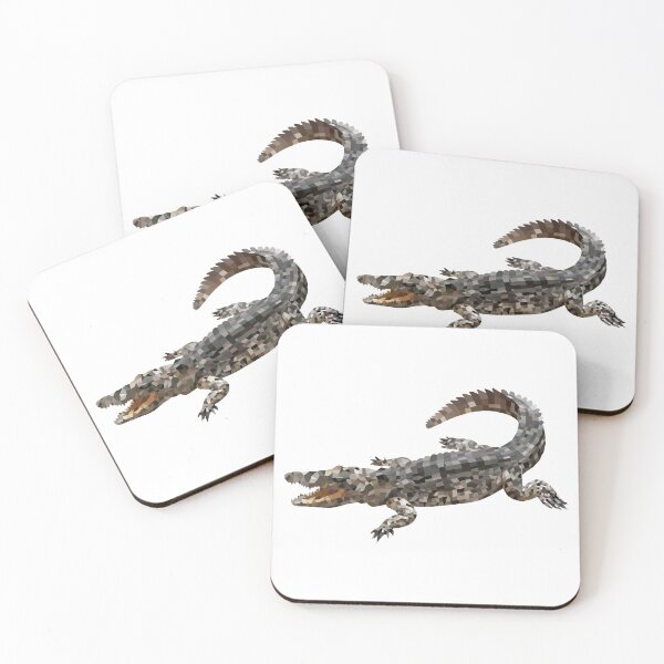 Item preview, crocodile-Polygonal animals designed and sold by Hartics.