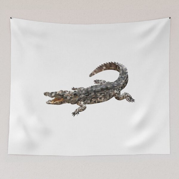 Item preview, crocodile-Polygonal animals designed and sold by Hartics.