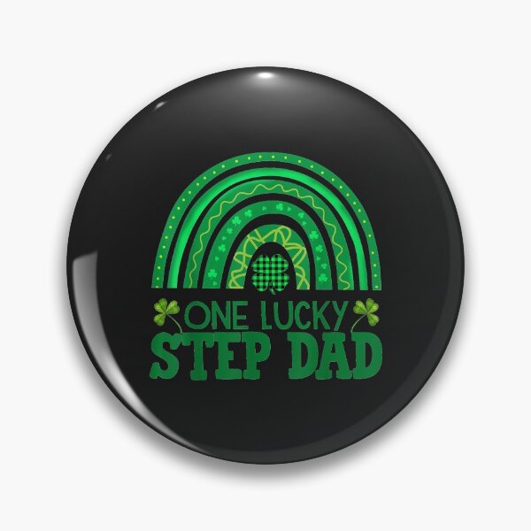 Artikelvorschau, One Lucky Step Dad Shamrock Patricks Day Rainbow Irish entworfen und verkauft von JeffreyMCombs.