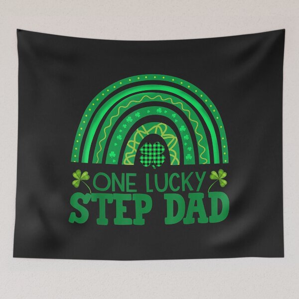 Item preview, One Lucky Step Dad Shamrock Patrick s Day Rainbow Irish designed and sold by JeffreyMCombs.