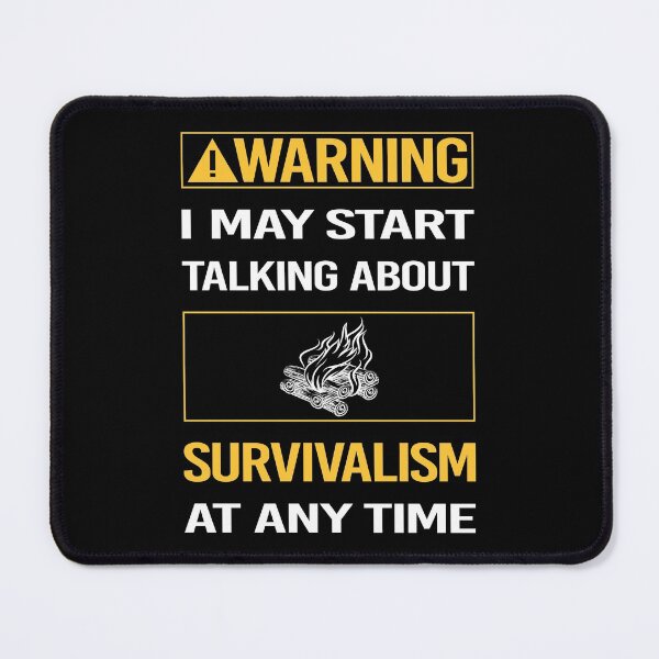 Item preview, Funny Warning Survivalism Prepper Preppers Survival designed and sold by FulviaContreras.