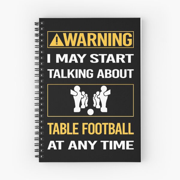 Item preview, Funny Warning Table Football Soccer Foosball designed and sold by FulviaContreras.
