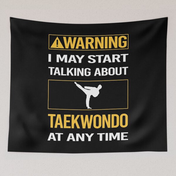 Item preview, Funny Warning Taekwondo Tae Kwon Do Taekwon-Do designed and sold by FulviaContreras.