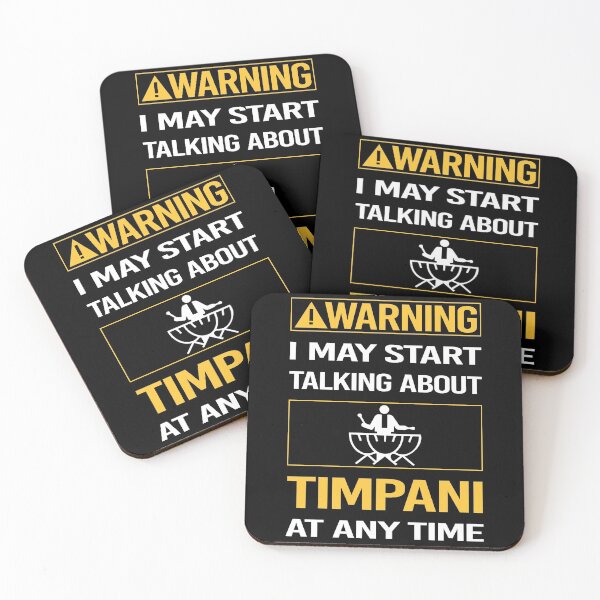 Item preview, Funny Warning Timpani designed and sold by FulviaContreras.