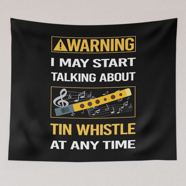 Item preview, Funny Warning Tin Whistle Flageolet designed and sold by FulviaContreras.