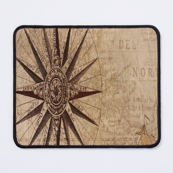 Item preview, Vintage nautical map interesting wall art designed and sold by Areashor.