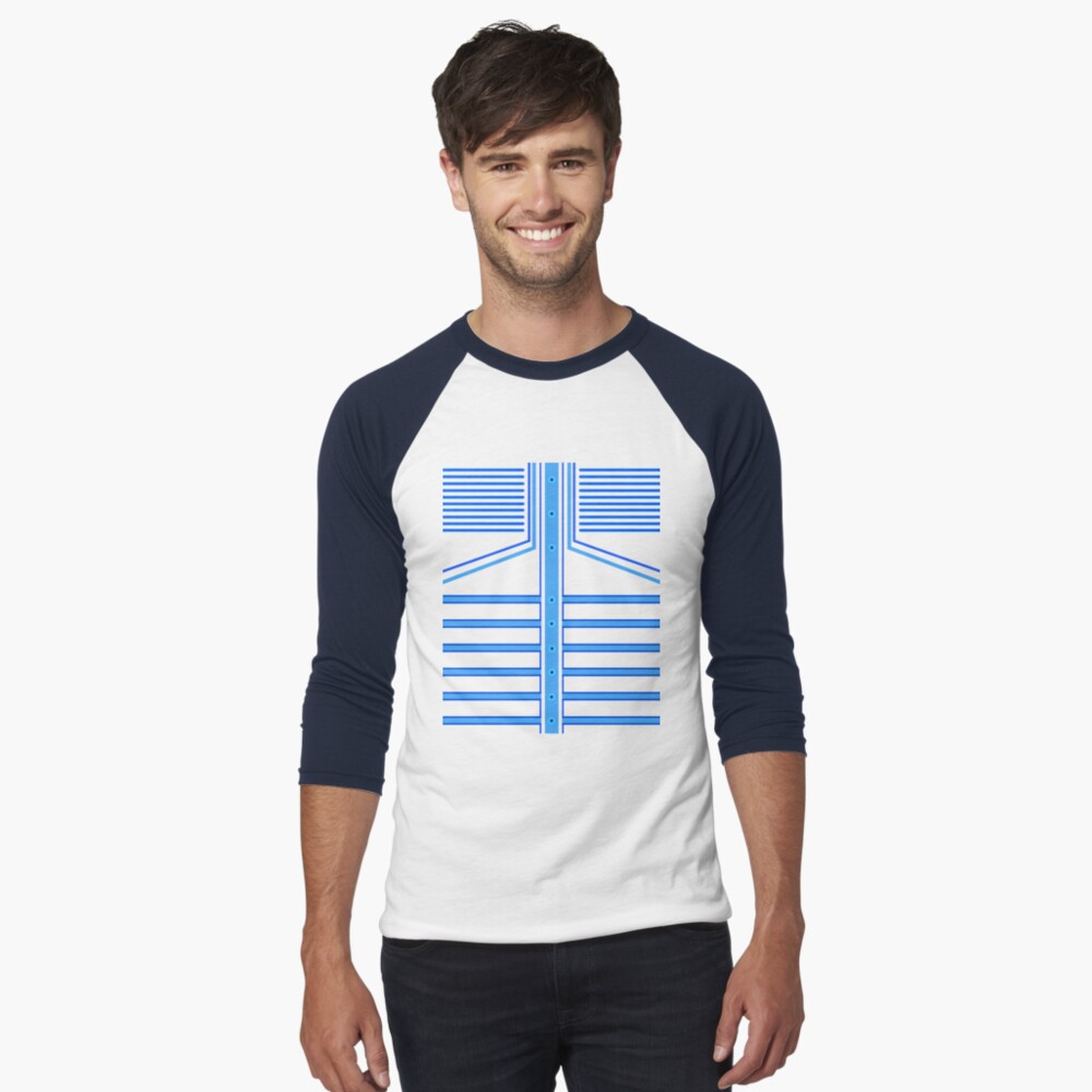 Item preview, Baseball ¾ Sleeve T-Shirt designed and sold by vkdezine.