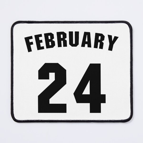Item preview, Date of birth 24 February birthday gift sport design designed and sold by Panya-Design.