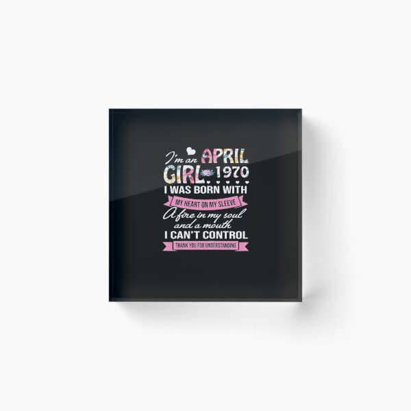 Item preview,  Awesome Since 1970 51st Birthday I m A April Girl 1970  designed and sold by ThomasinaGreen.