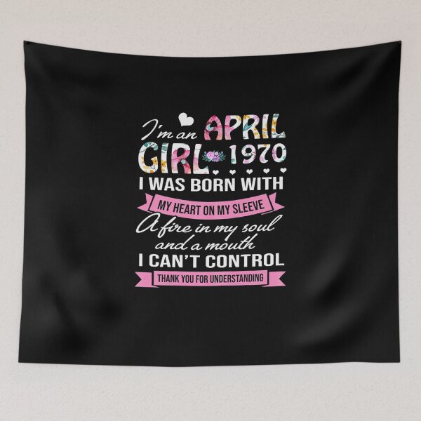 Item preview,  Awesome Since 1970 51st Birthday I m A April Girl 1970  designed and sold by ThomasinaGreen.