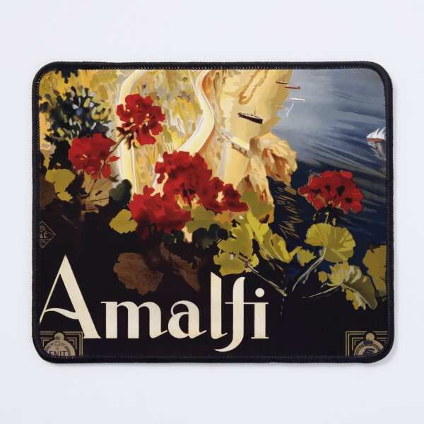 Item preview, Amalfi Coast Italy Vintage Retro Travel Mediterranean Sea Summer Landscape designed and sold by Vintage Mag.