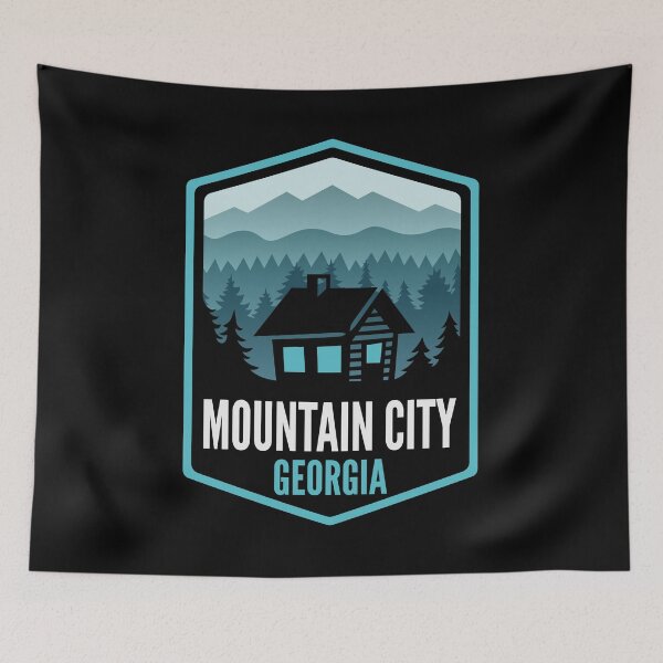 Item preview, Mountain City Georgia Mountain Town Cabin designed and sold by HalpinDesign.