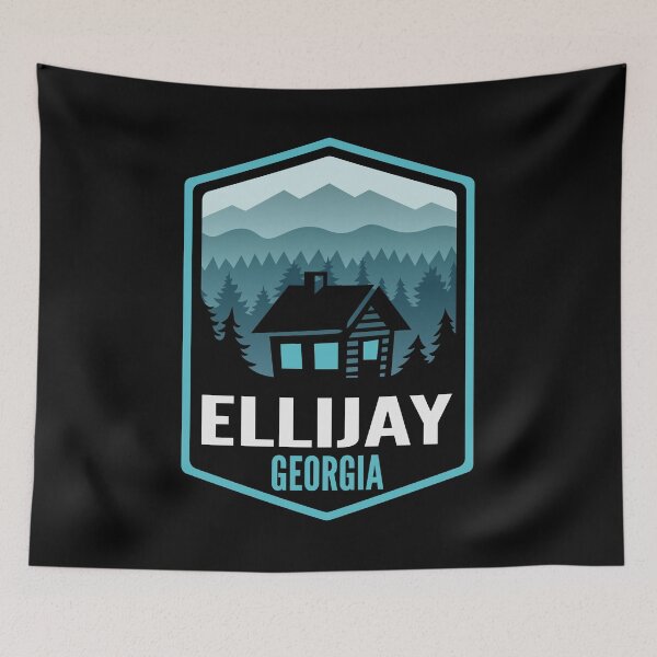 Item preview, Ellijay Georgia Mountain Town Cabin designed and sold by HalpinDesign.