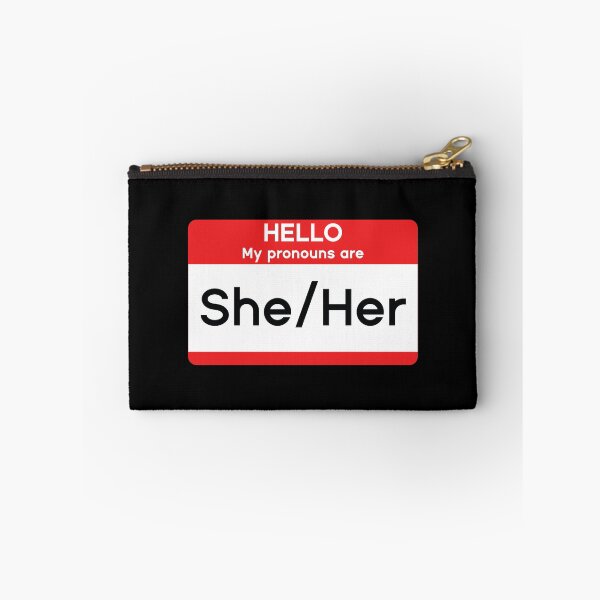 Item preview, Hello My Pronouns are She/Her designed and sold by MSA-42.