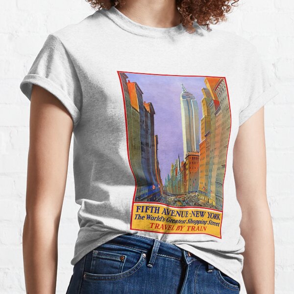 NY Liberty and Empire State Rhinestones White Ladies T-Shirt