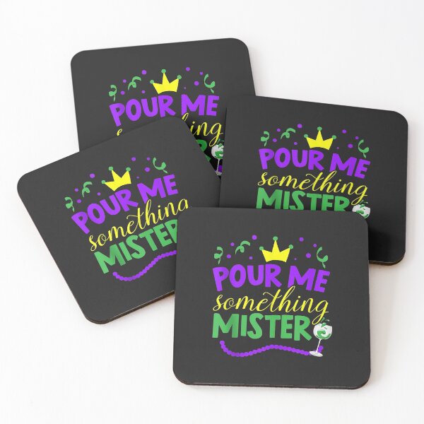 Item preview, Pour Me Something Mister Mardi Gras New Orleans Louisiana designed and sold by JeffreyMCombs.