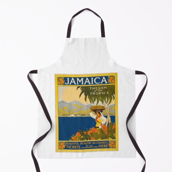 Aperçu de l'œuvre Jamaïque Caraïbes Voyage Rétro Vintage Femme Jamaïcaine Paradis Tropical Vacances créée et vendue par Vintage Mag.