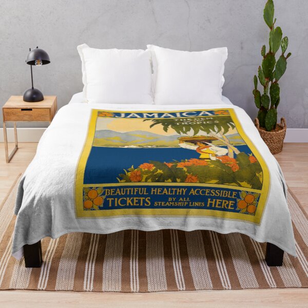 Item preview, Jamaica Caribbean Vintage Retro Travel Jamaican Woman Tropical Paradise Vacation designed and sold by Vintage Mag.