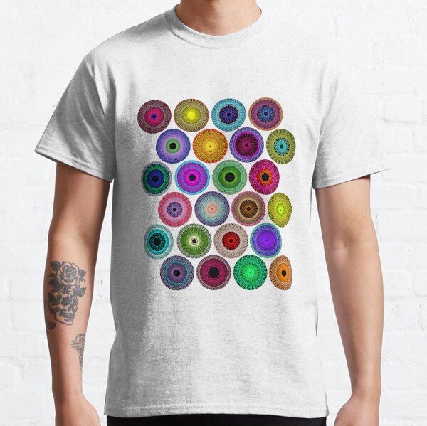 Polka Dot with Math Stars 2 Classic T-Shirt