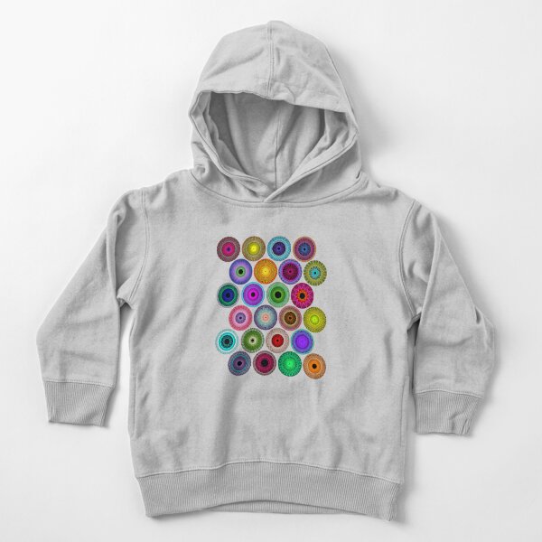 Polka Dot with Math Stars 2 Toddler Pullover Hoodie