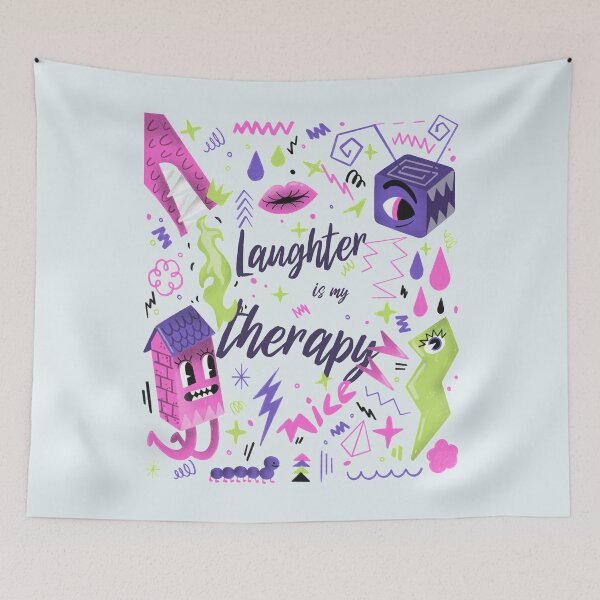 Item preview, Laughter is my therapy designed and sold by AladdinMktgs.