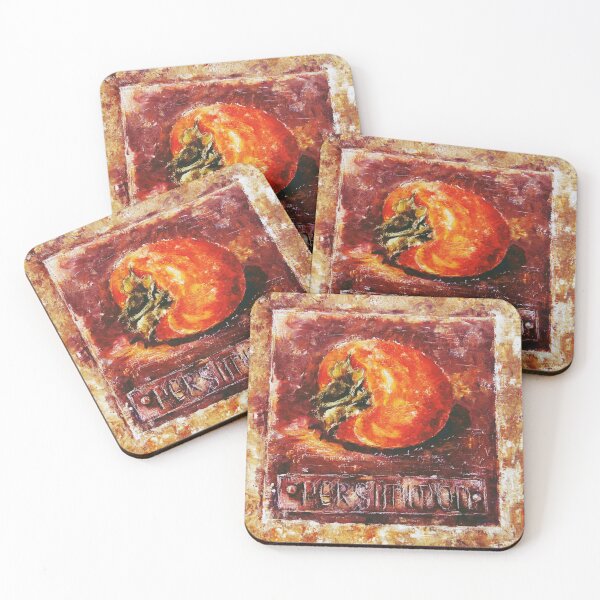 Item preview, Persimmon painting designed and sold by BeeTartprints.