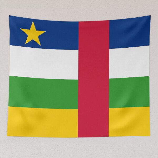 Item preview, Central African Republic Flag designed and sold by WorldFlagCo.