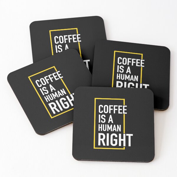 Item preview, coffee is a human right designed and sold by damithez.
