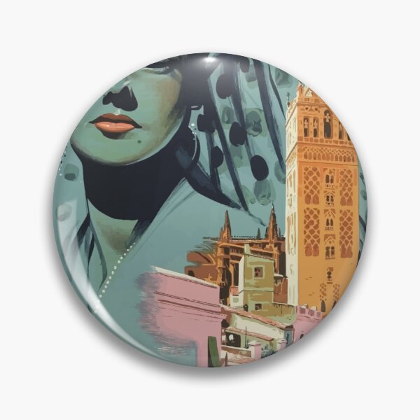 Item preview, Andalucia Spain Vintage Retro Travel Holiday Malaga, Sevilla, Cordoba, Almeria Landscape designed and sold by Vintage Mag.