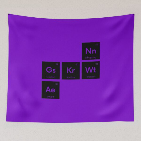 Item preview, aespa Periodic Table designed and sold by helloharu.