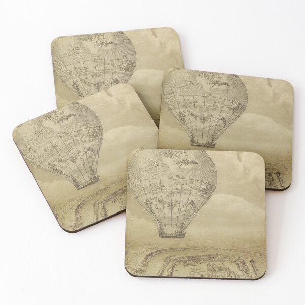 Item preview, Vintage hot air balloon over London designed and sold by Areashor.