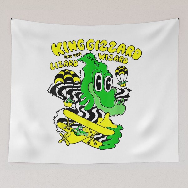 Item preview, King Funny Gizzard The Lizard Gift Wizard designed and sold by JakeWaihape.