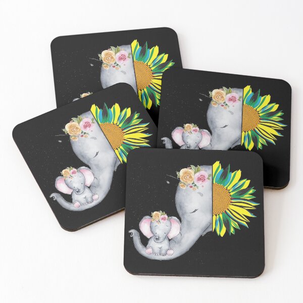 Item preview, Sunflower Elephant, Cute designed and sold by YARA TS.