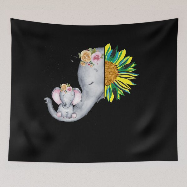 Item preview, Sunflower Elephant, Cute designed and sold by YARA TS.