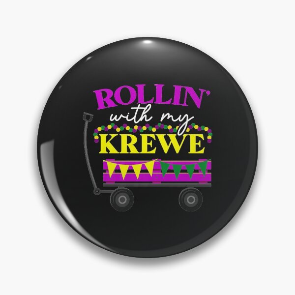 Item preview, Rollin' With My Krewe Mardi Gras New Orleans Louisiana designed and sold by JeffreyMCombs.