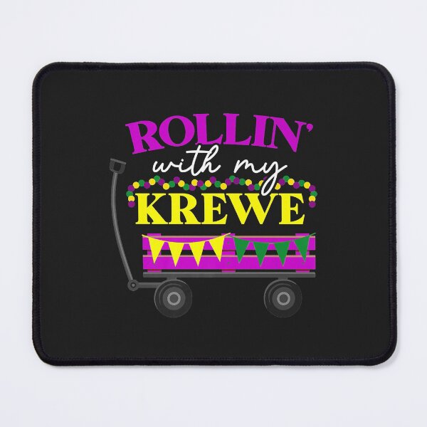Item preview, Rollin' With My Krewe Mardi Gras New Orleans Louisiana designed and sold by JeffreyMCombs.