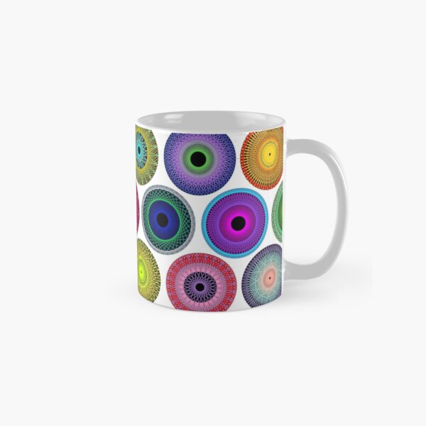Polka Dot with Math Stars 2 Classic Mug