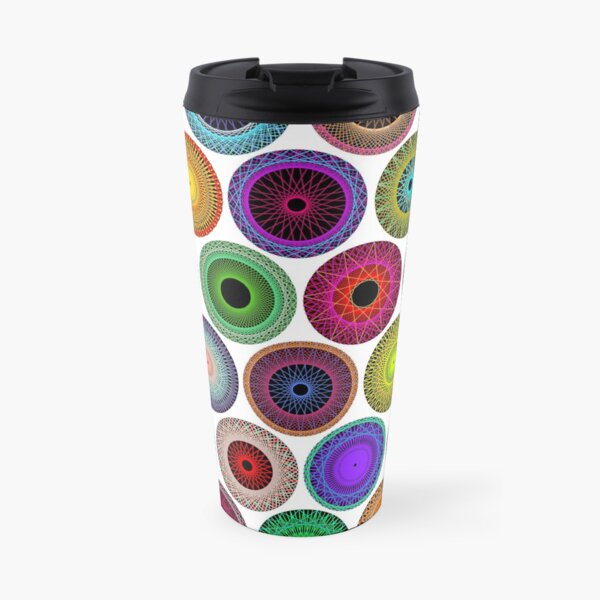Polka Dot with Math Stars 2 Travel Mug