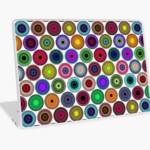 Polka Dot with Math Stars 2 Laptop Skin