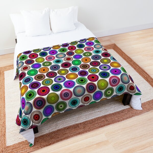 Polka Dot with Math Stars 2 Comforter