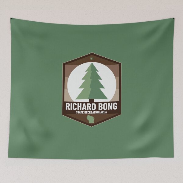Item preview, Richard Bong State Recreation Area, Wisconsin WI Pine Tree State Badge  designed and sold by palmettodigital.