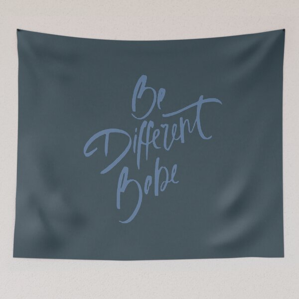 Item preview, Be Different Babe Loving Handwritten Affirmation Blue Text designed and sold by taiche.